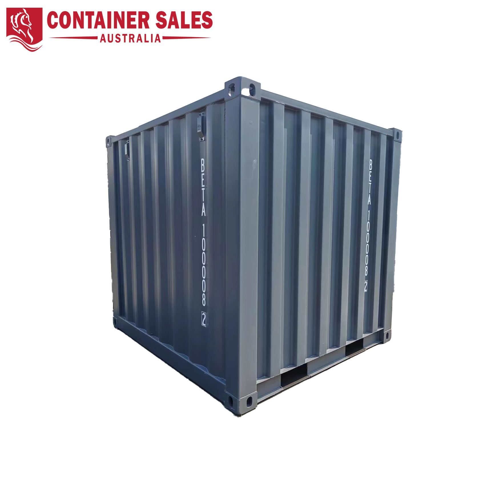 10ft New Shipping Container Side View