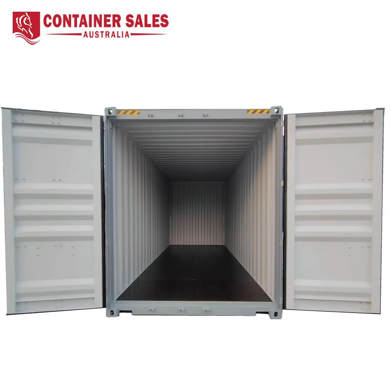 20foot high cube shipping container open door
