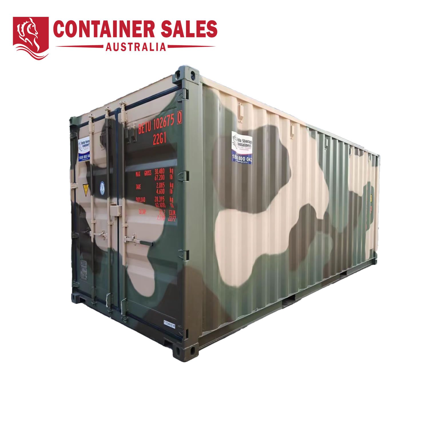 20ft Designer Container New Front Side View