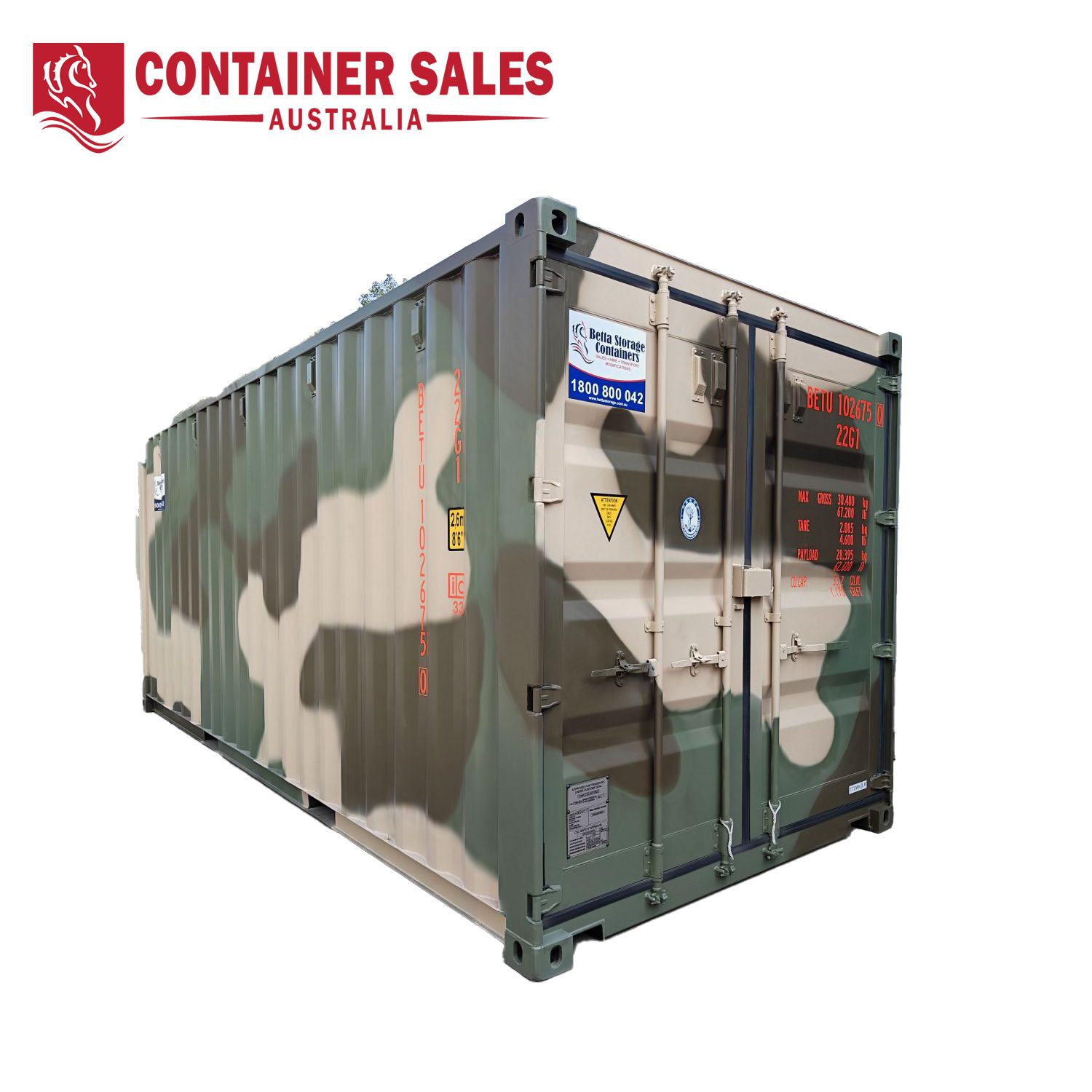 20ft Designer Container New Front Side View