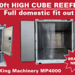 Brand New – 20ft High Cube Refrigerated Container - Full Domestic Fit Out - Thermo King Machinery MP4000 – 7 year warrantee - for sale QLD