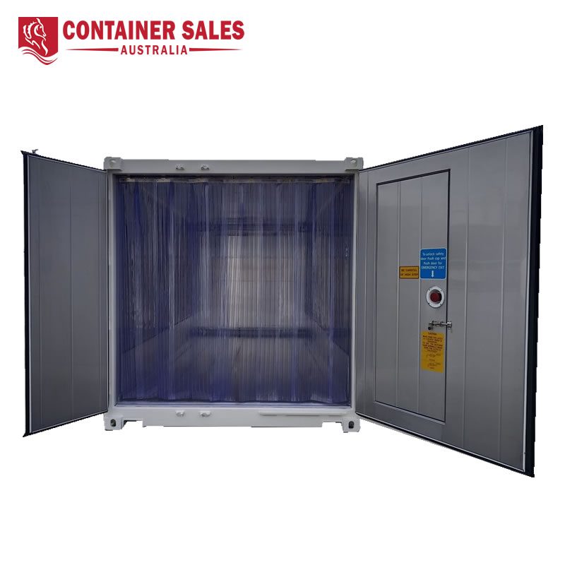 20 foot refrigerated container - open door