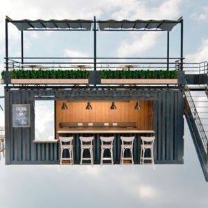 Modified Shipping Container Bar